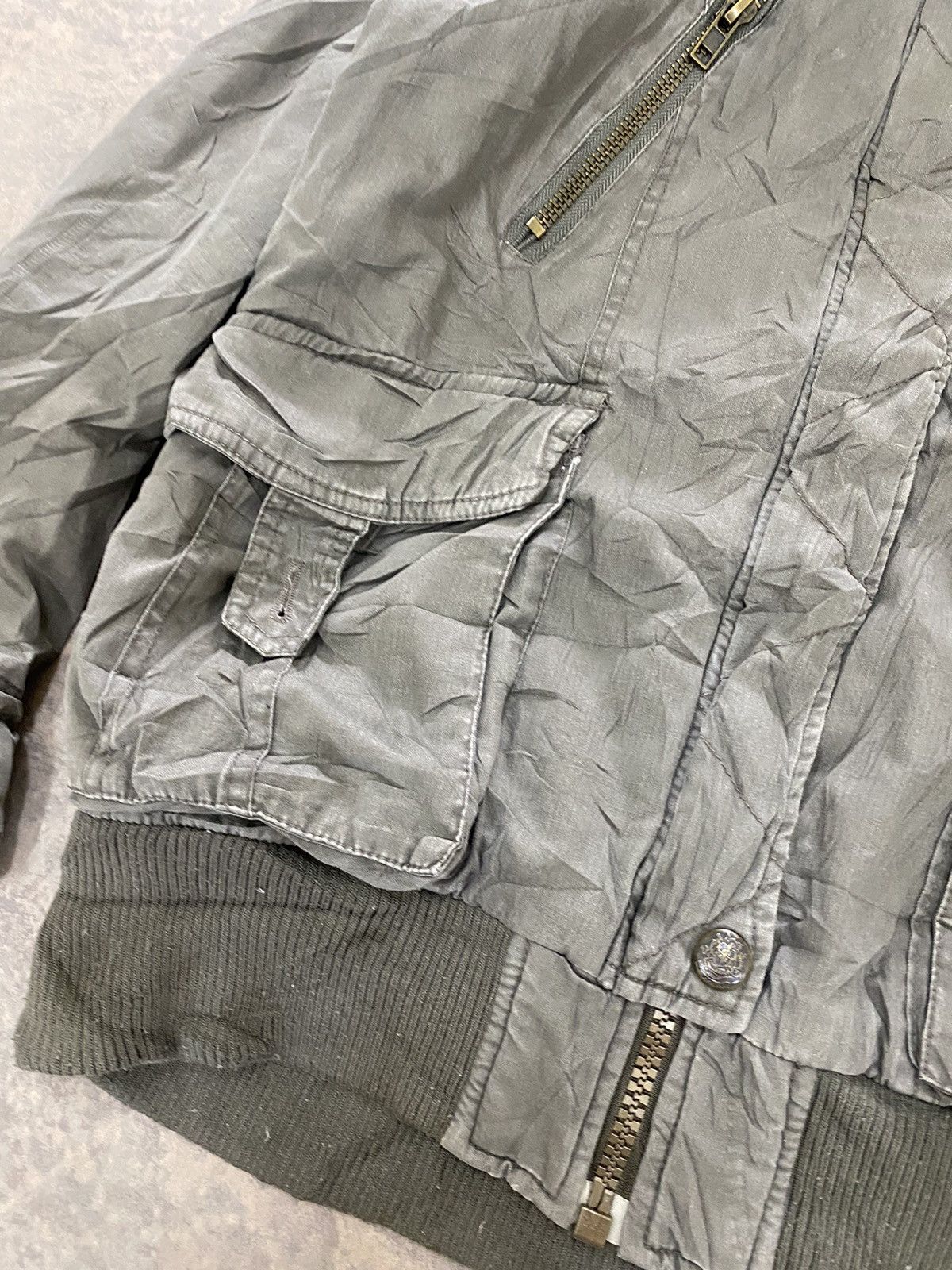 Hysteric Glamour VINTAGE CORNFLAKE MILITARY PARKA PUNK GRUNGE FUR HOODED LGB Size US M / EU 48-50 / 2 - 7 Thumbnail