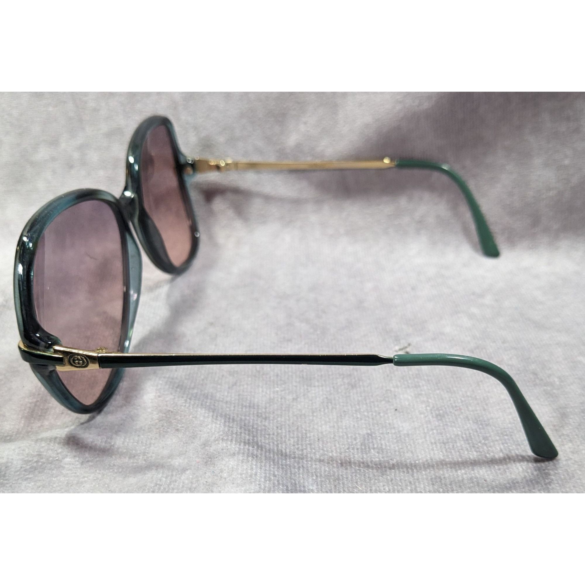 Gucci Retro Gucci Green Full Rim Sunglasses Frames GG2133-56E FRAM Size ONE SIZE - 4 Thumbnail