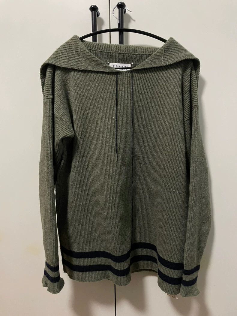 Maison Margiela maison margiela oversized hooded sweater - dmc Size US M / EU 48-50 / 2 - 1 Thumbnail