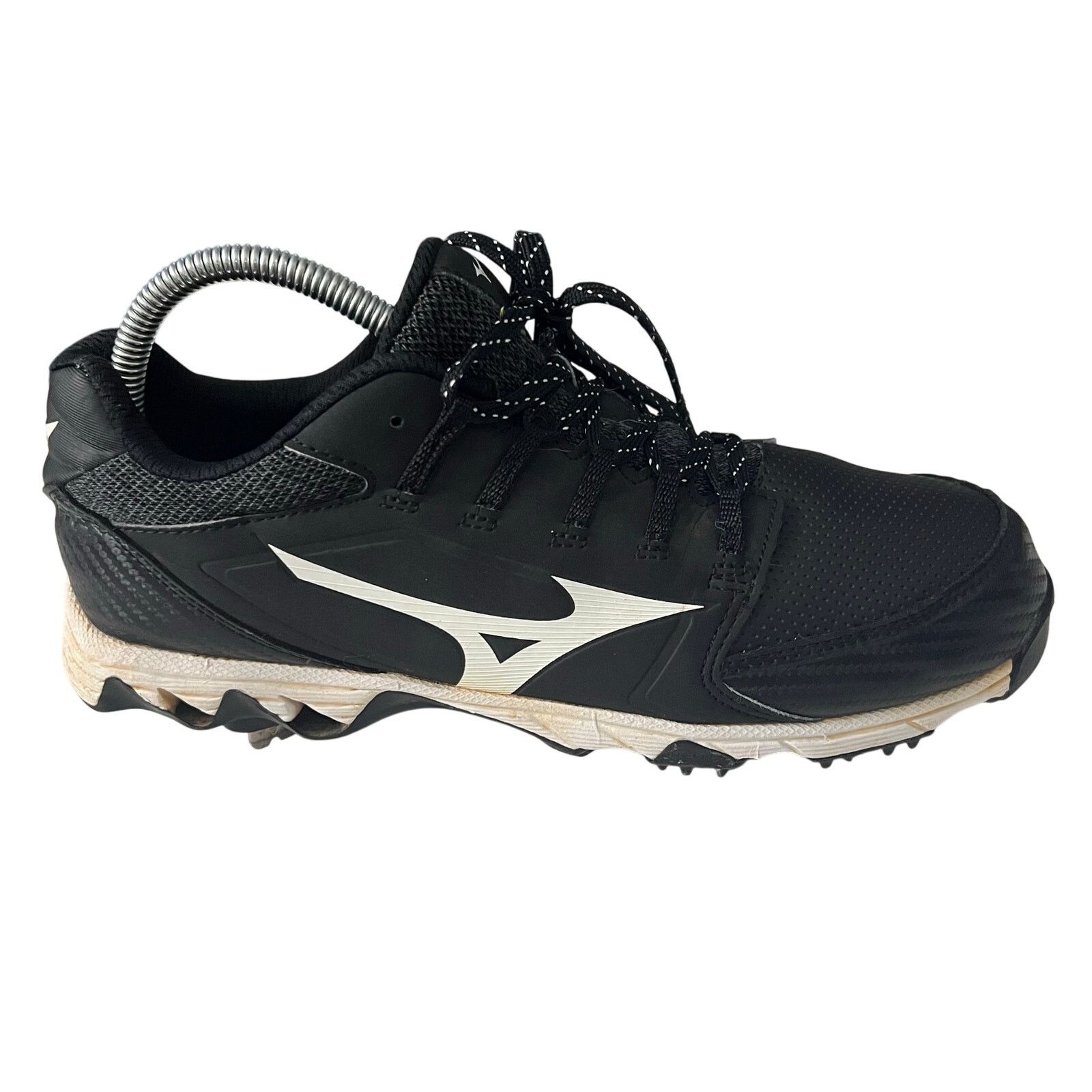 Mizuno Mizuno Men Metal Baseball Cleats 9.5 Black White 11GM195009 Size US 9.5 / EU 42-43 - 3 Thumbnail