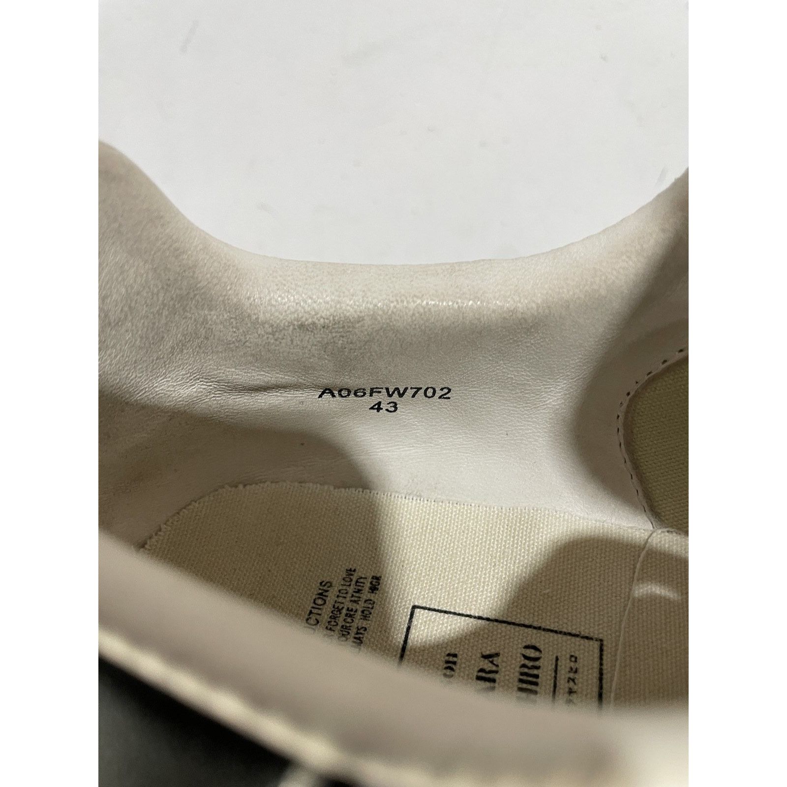 Maison MIHARA YASUHIRO MAISON MIHARA YASUHIRO BLAKEY OG SOLE WHITE SIZE 43 (US 10) Size US 10 / EU 43 - 5 Thumbnail