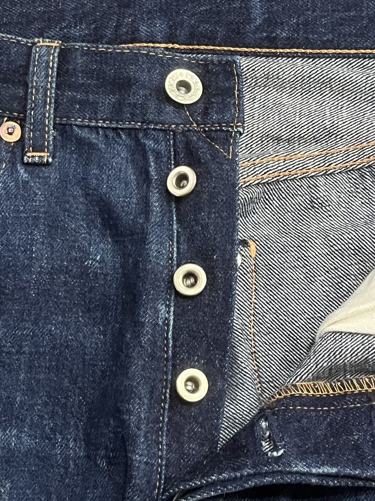 Levi's Vintage Clothing ⚡️Selvedge⚡️Vintage Levi’s LVC S501XX Big E Indigo Washed Jean Size US 34 / EU 50 - 6 Thumbnail