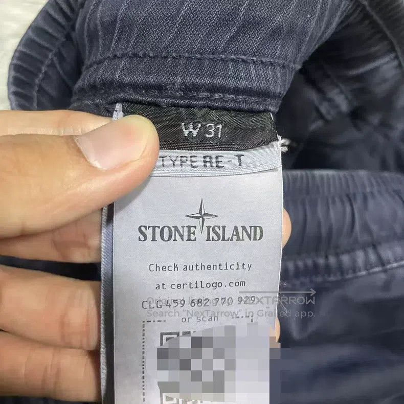 Stone Island Stone Island Washed Cargo Pants Trousers Dark Blue Size US 31 - 5 Thumbnail