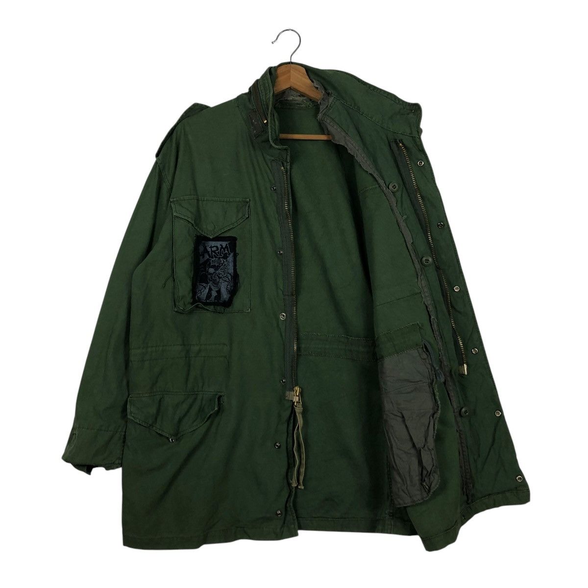 Japanese Brand × Vintage 🔥VINTAGE CHORE MILITARY JACKET CARGO MULTI POCKETS Size US M / EU 48-50 / 2 - 13 Thumbnail