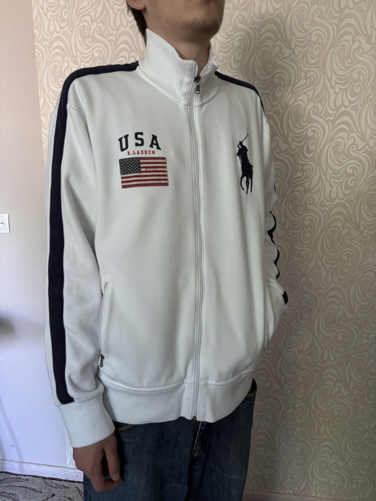 Polo Ralph Lauren × Ralph Lauren Polo Ralph Lauren Chief Keef zip sweater USA Print Size US L / EU 52-54 / 3 - 2 Thumbnail