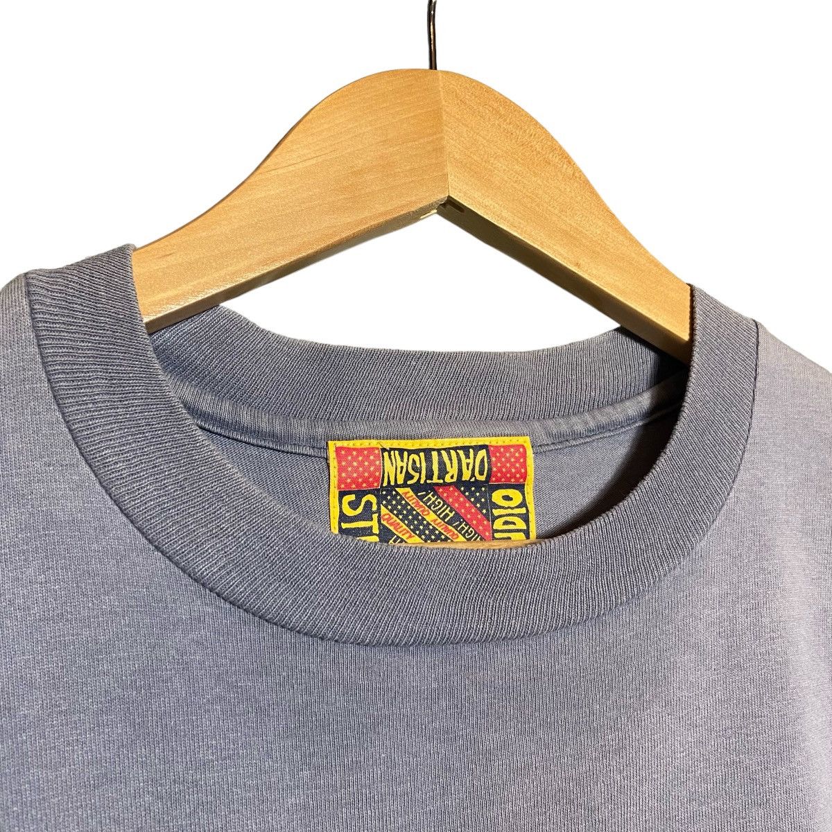 Studio D'Artisan Vintage 90s Studio D’Artisan Logo Distressed T-Shirt Size US L / EU 52-54 / 3 - 5 Thumbnail