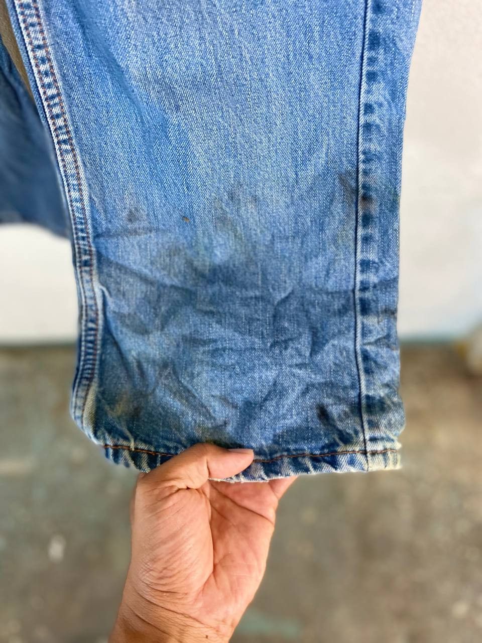 Levi's levis 559 distressed denim nice design Size US 35 - 12 Thumbnail