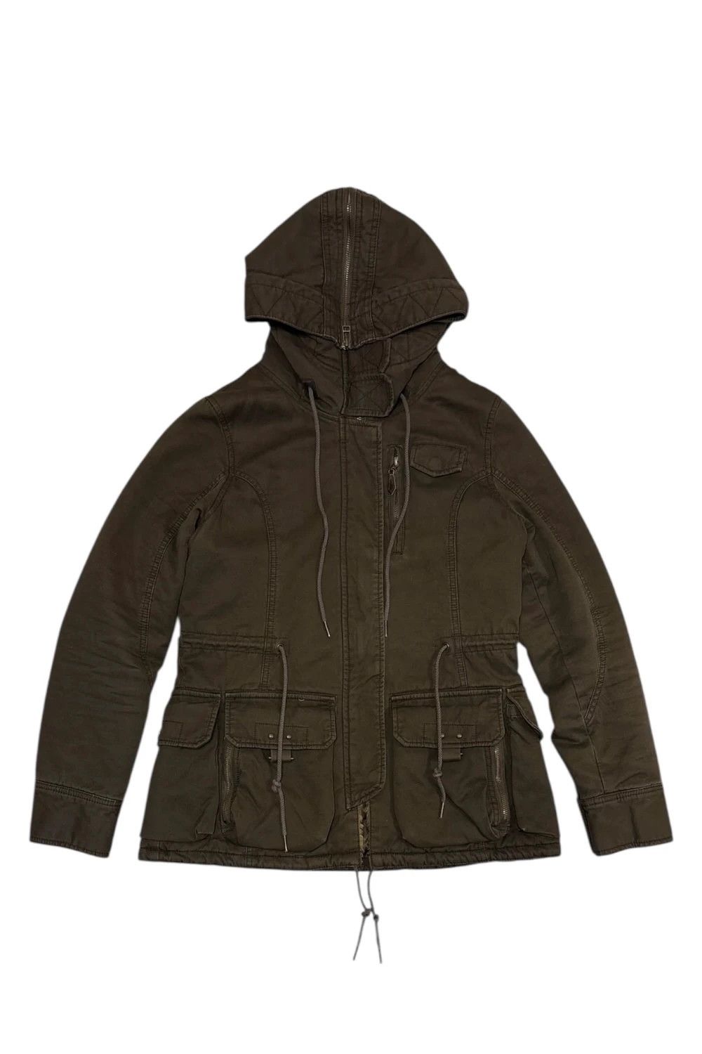 Avirex Avirex boa lined khaki utility mod coat w split hood Size US S / EU 44-46 / 1 - 5 Thumbnail