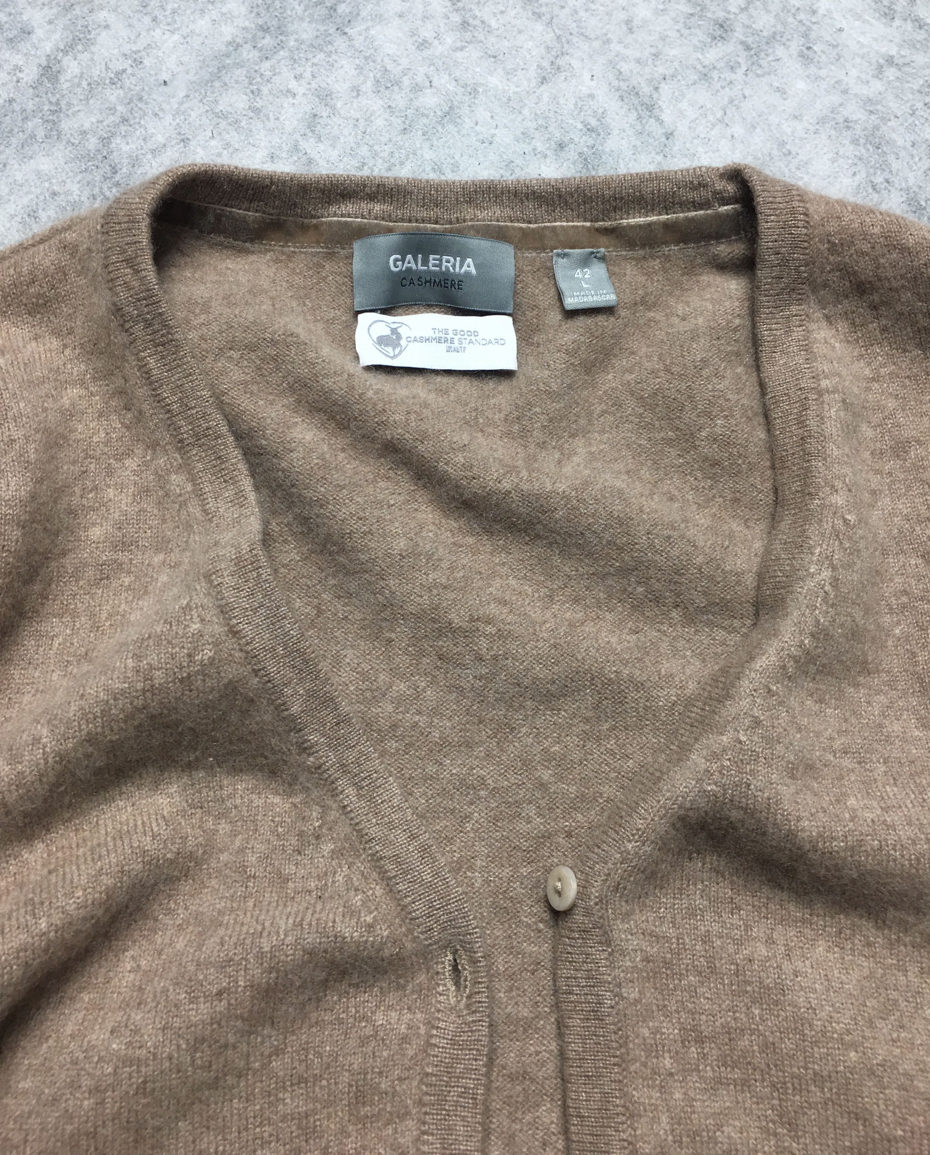 Other GALERIA Cashmere Cardigan Sweater Size EU42/ L Size S / US 4 / IT 40 - 6 Thumbnail