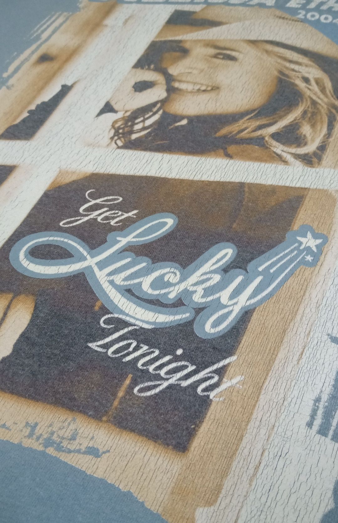 Band Tees Vintage Melissa Etheridge 2004 Tour : Get Lucky Tonight Size US L / EU 52-54 / 3 - 5 Thumbnail