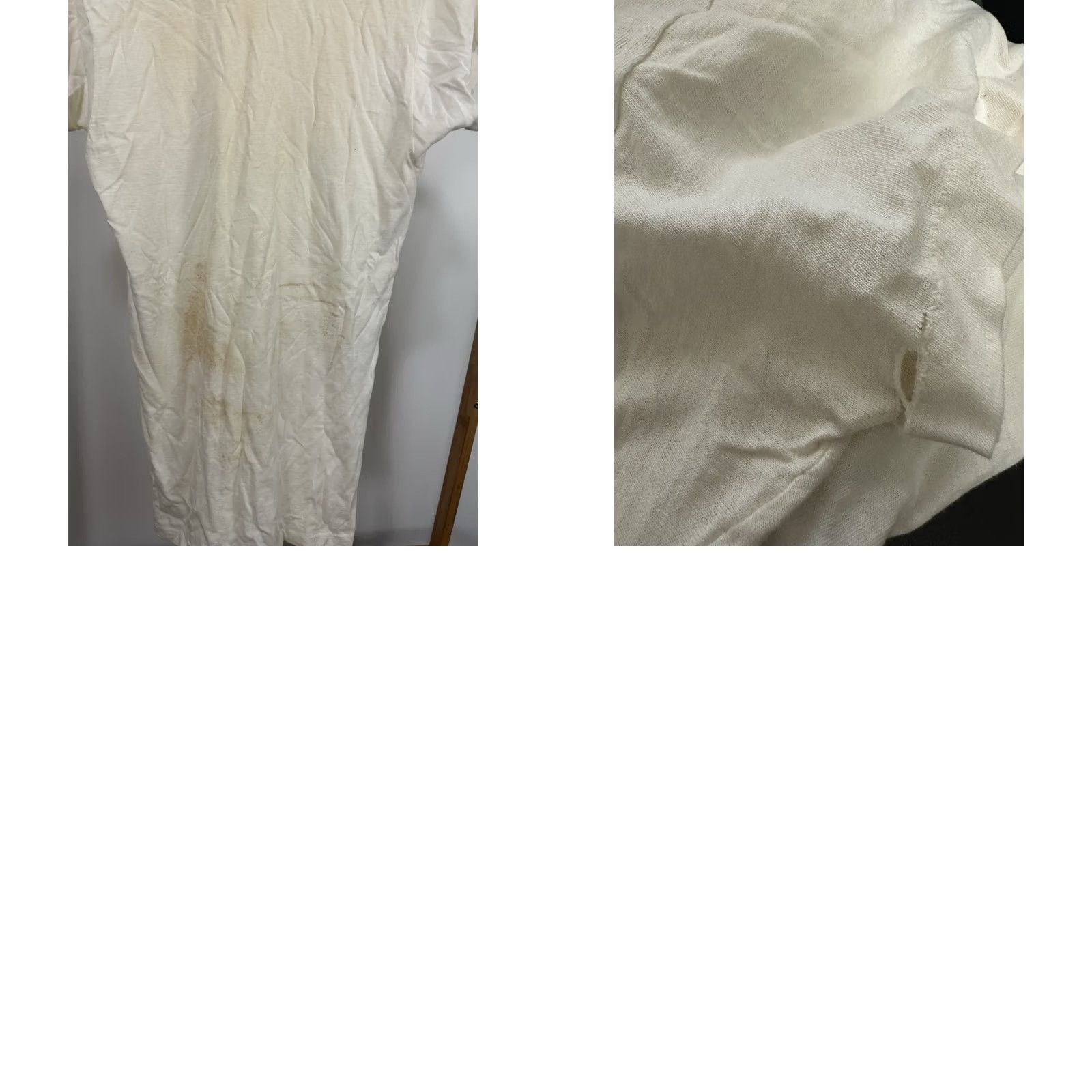 Vintage VTG 60s TownCraft T-Shirt Cream 38 Short Sleeve Distressed Worn Blank Cotton Mens Shirt Vintage Penny's TownCraft Shirt 60s Grunge Size US M / EU 48-50 / 2 - 8 Thumbnail
