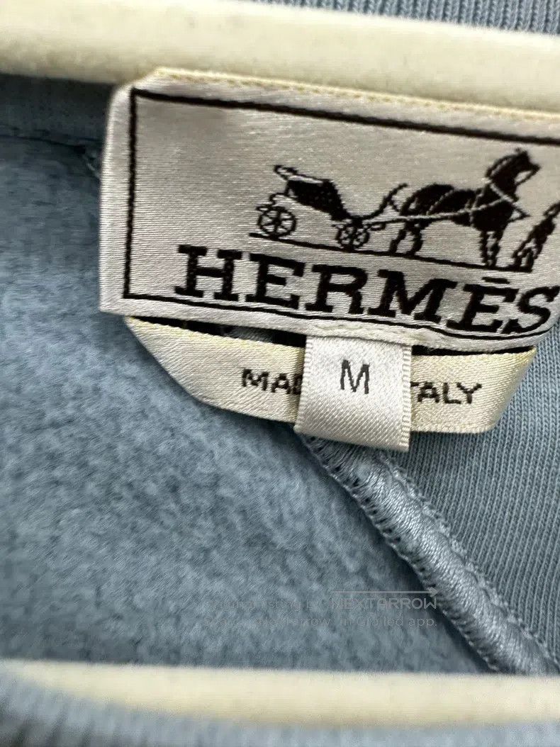 Hermes Hermes Reflective Stripe Short Sleeve Sweatshirt Size M / US 6-8 / IT 42-44 - 3 Thumbnail