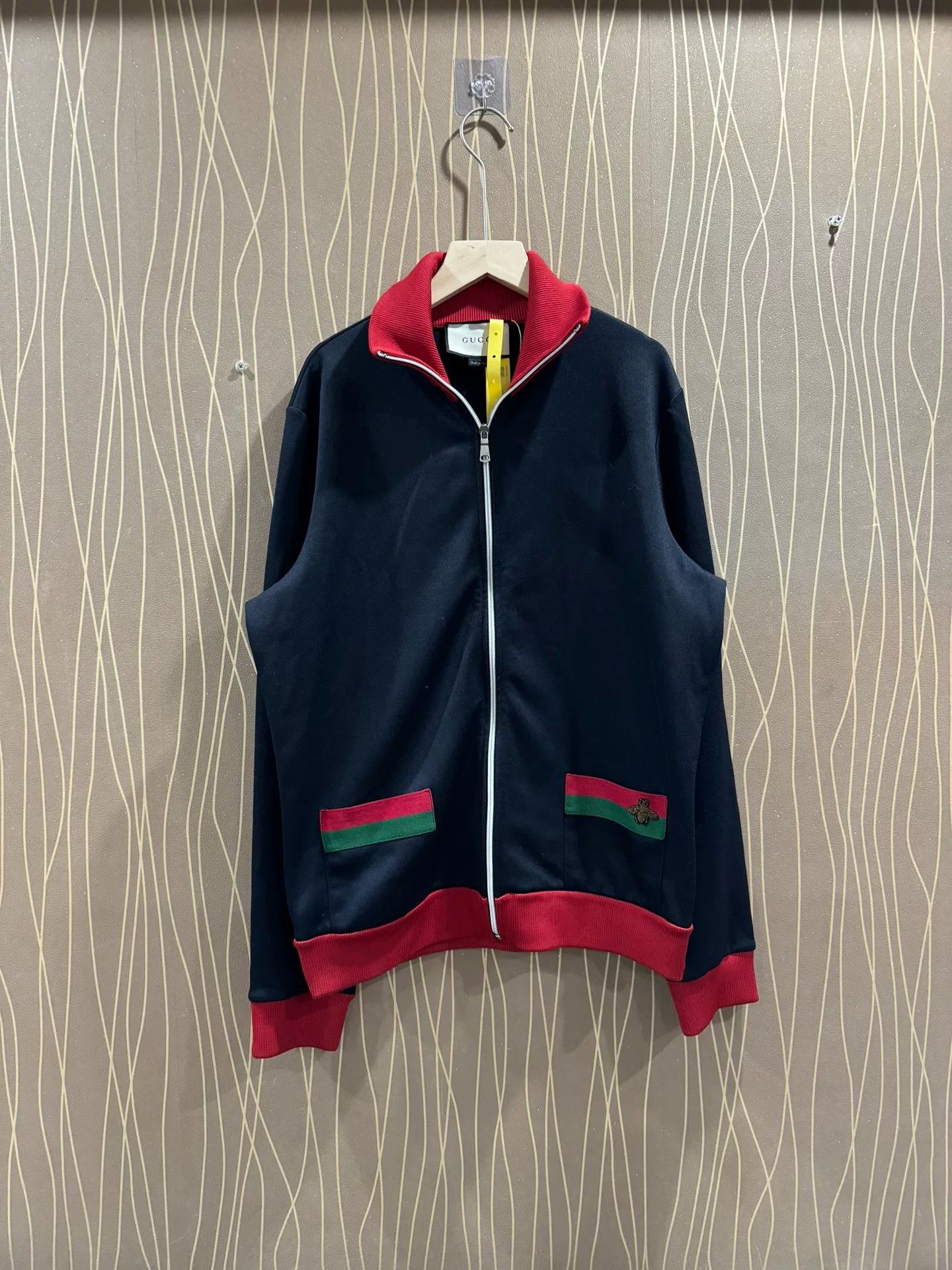 Gucci Gucci Blue Bee Jacket M Size US M / EU 48-50 / 2 - 1 Thumbnail