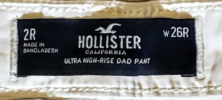 Hollister Hollister Size 2 PRISTINE White High-Rise DAD PANTS Winter Size 27" / US 4 / IT 40 - 2 Thumbnail