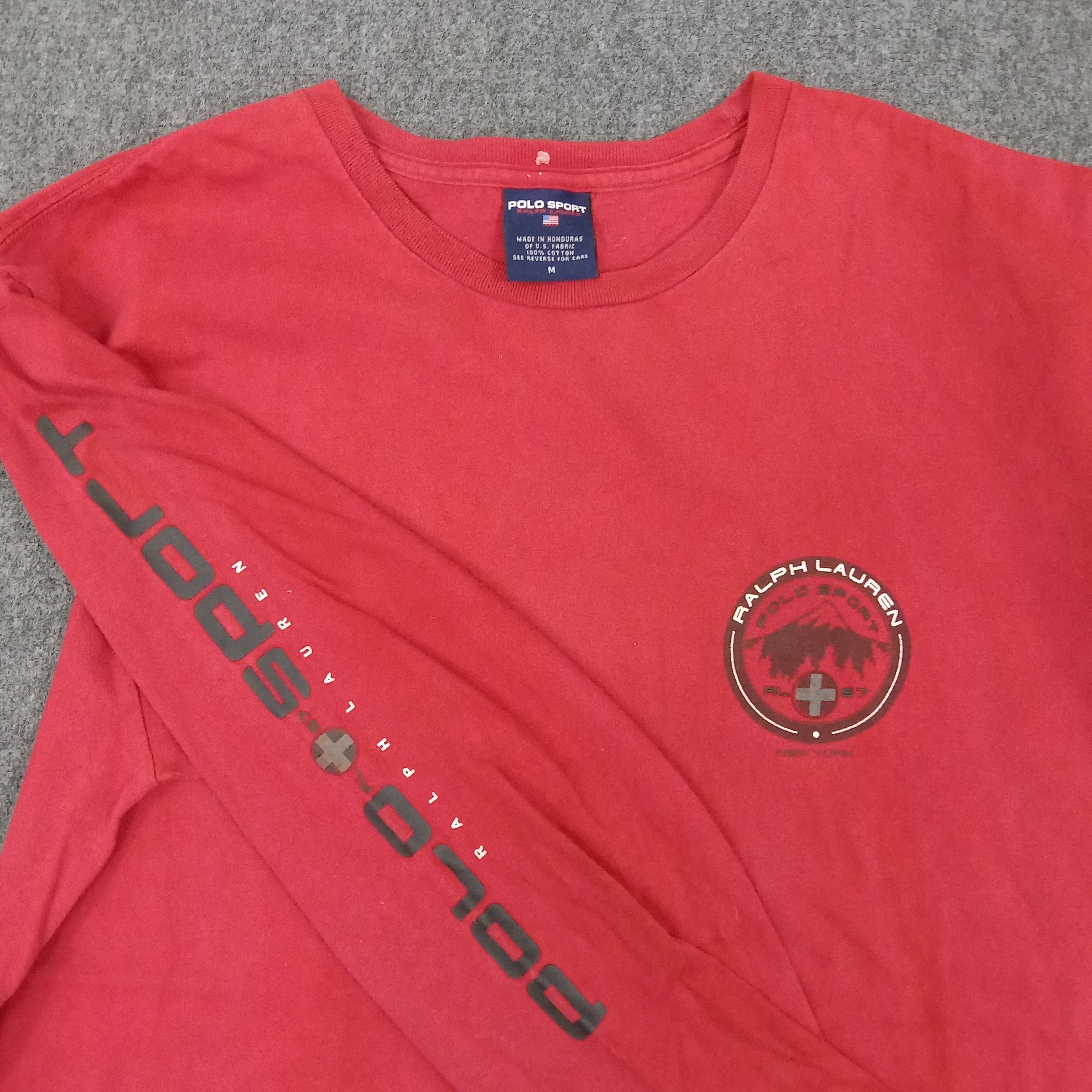 Polo Ralph Lauren × Vintage Polo Sport by Ralph Lauren Long Sleeve Tshirt Size US L / EU 52-54 / 3 - 2 Thumbnail