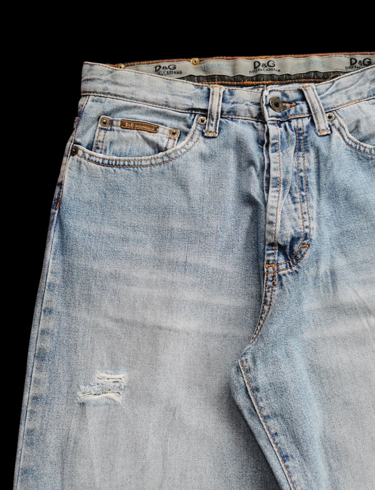 Dolce & Gabbana Vintage Dolce Gabbana Distressed Jeans Size US 30 / EU 46 - 7 Thumbnail