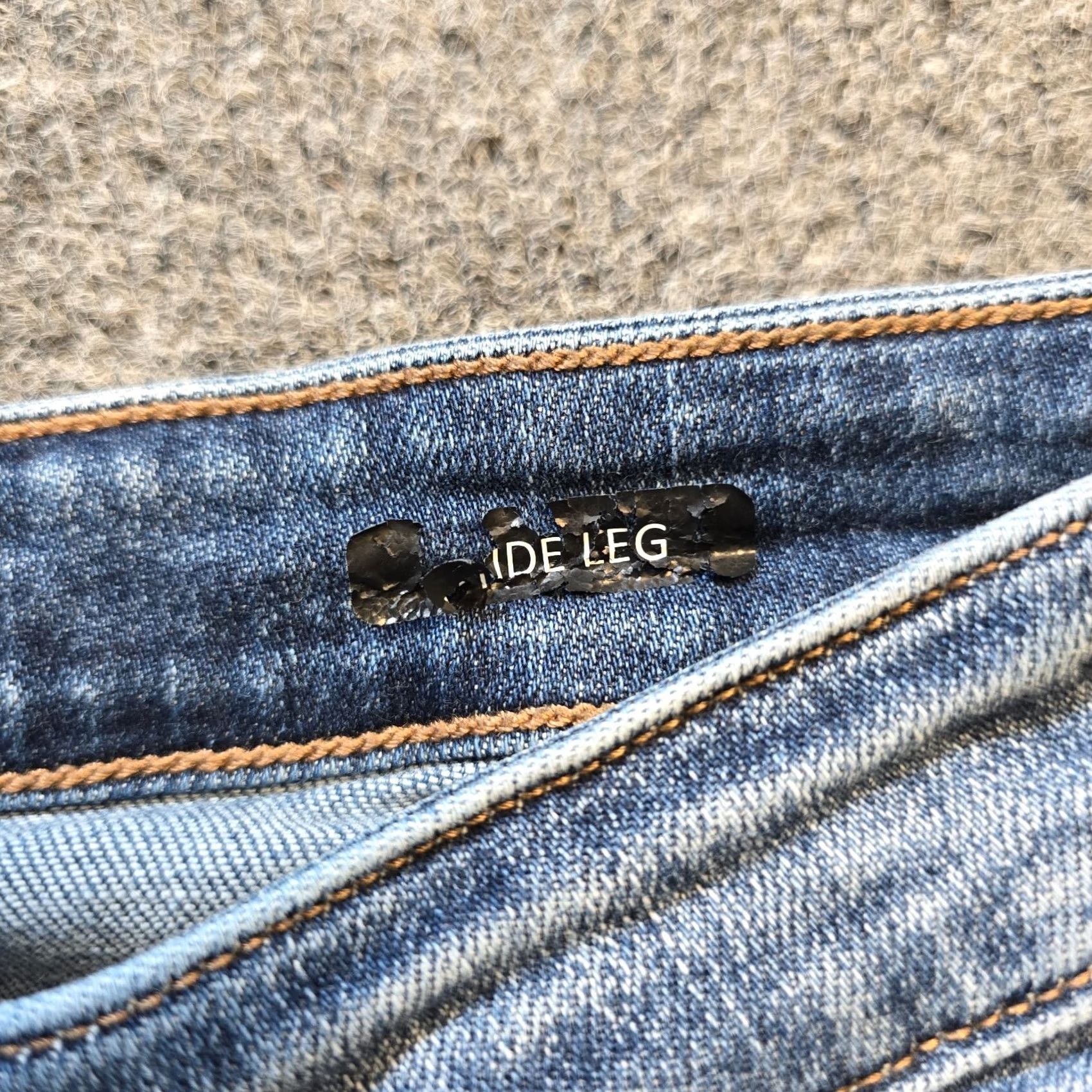 Vintage Judy Blue Jeans Women 29 Blue Wide Leg Jeans High Rise Stretch Casual Size 29" - 5 Thumbnail