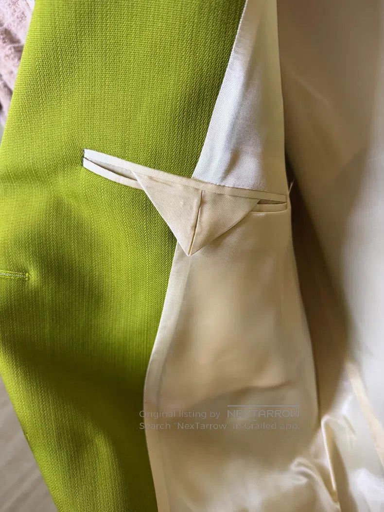 Acne Studios Acne Studios Green Oversized Blazer Size XXS / US 00 / IT 34 - 6 Thumbnail