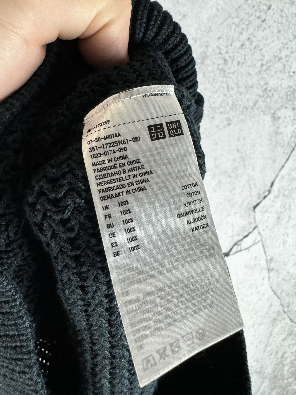 Christophe Lemaire UNIQLO X Lamaire Sweater XS NAVY BLUE Size US XS / EU 42 / 0 - 5 Thumbnail