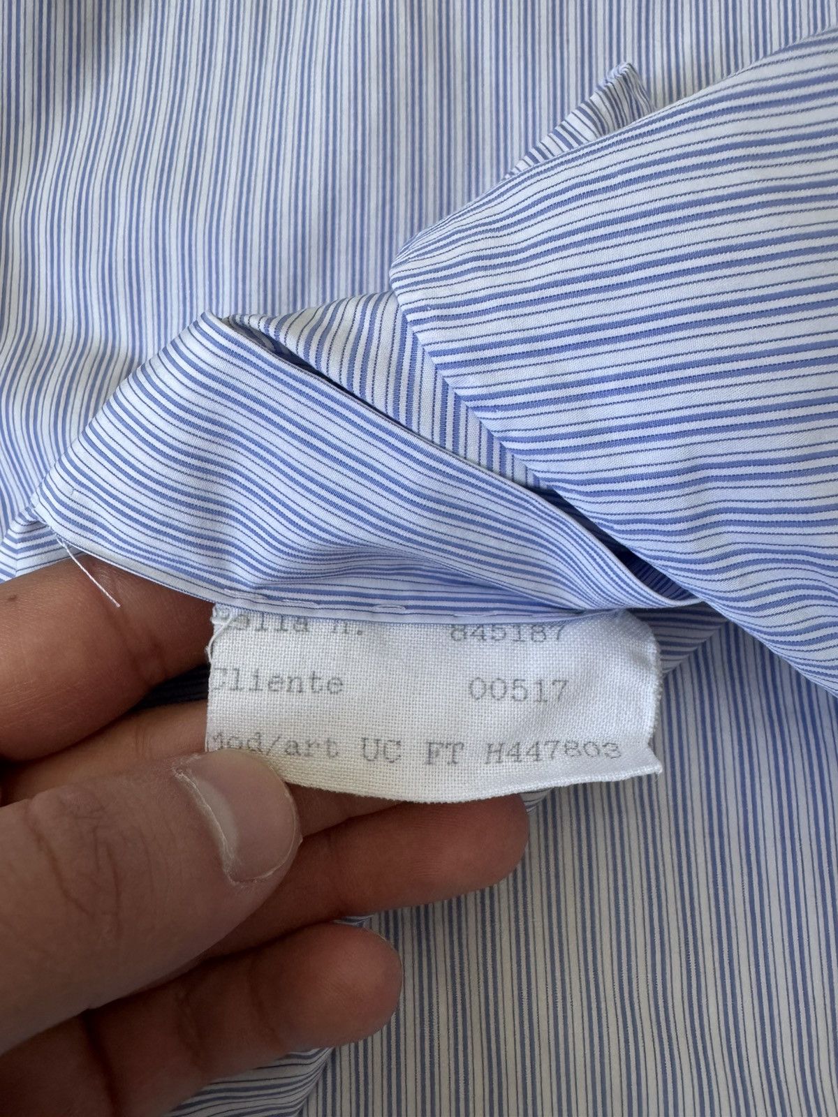 Kiton Kiton Striped Button Up Shirt Size US L / EU 52-54 / 3 - 9 Thumbnail