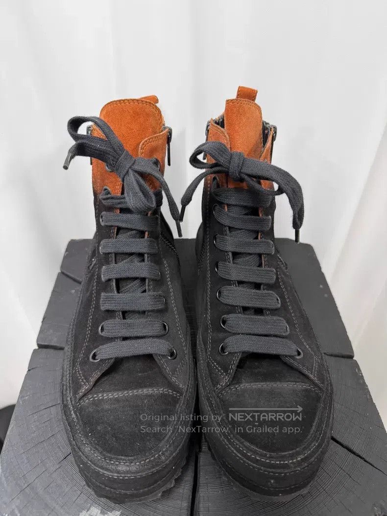 Ann Demeulemeester Ann Demeulemeester Gradient Dyed Suede Double Zip Platform Size US 8 / EU 41 - 7 Thumbnail