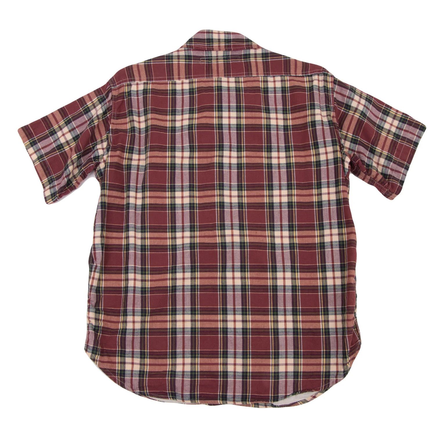 Red Check Short Sleeve Shirt Size S in Good Condition