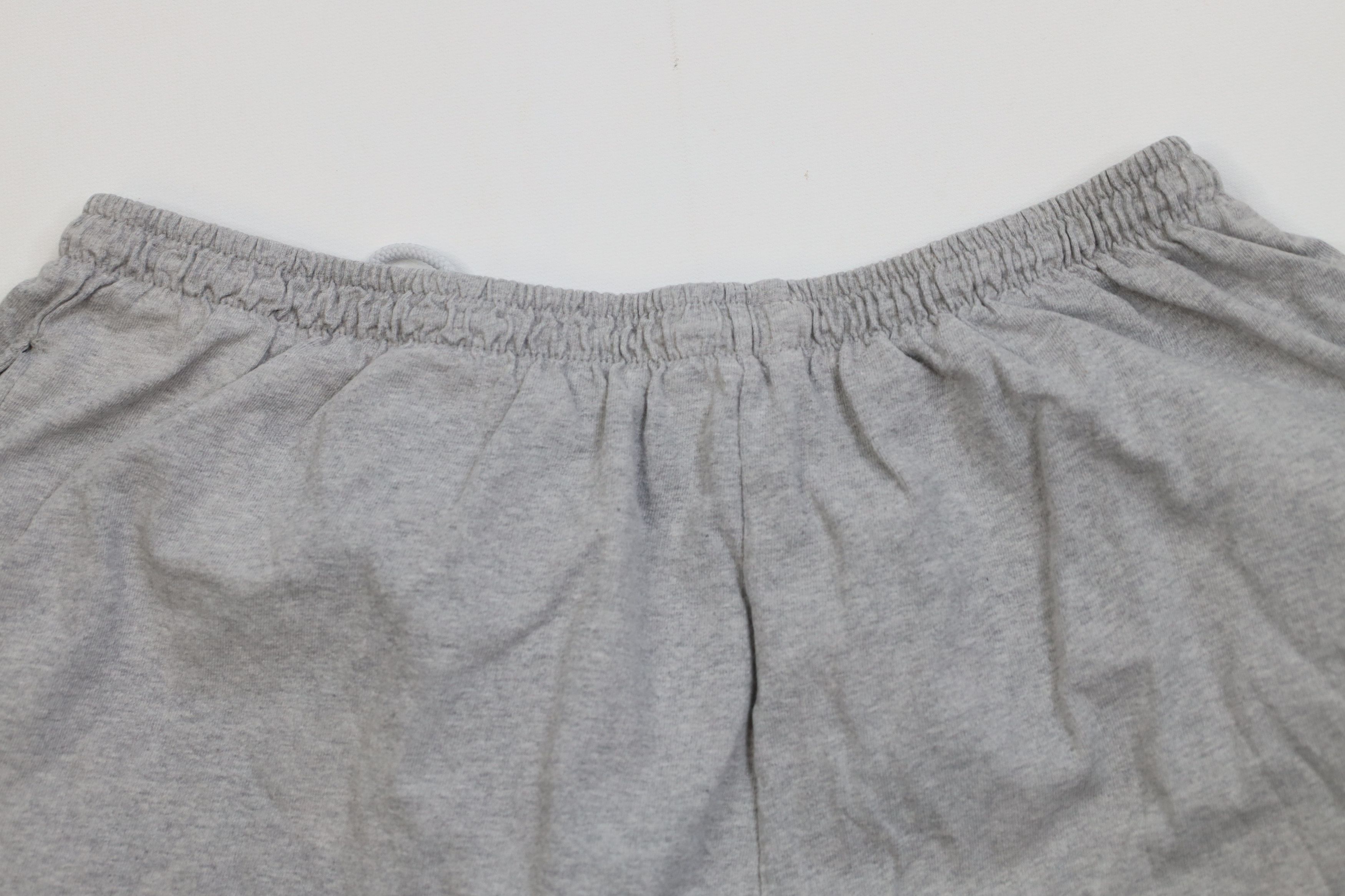 Champion Vintage 90s Champion Spell Above Knee Shorts Heather Gray Size US 36 / EU 52 - 12 Thumbnail