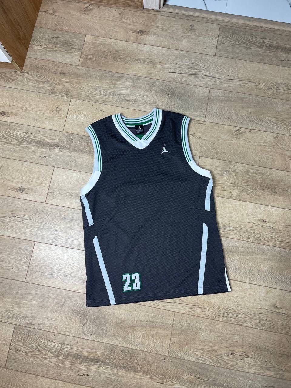 Jordan Brand × Vintage Vintage Y2K Air Jordan 23 Big Logo Singlet Jersey Tee Shirt Size US L / EU 52-54 / 3 - 2 Thumbnail