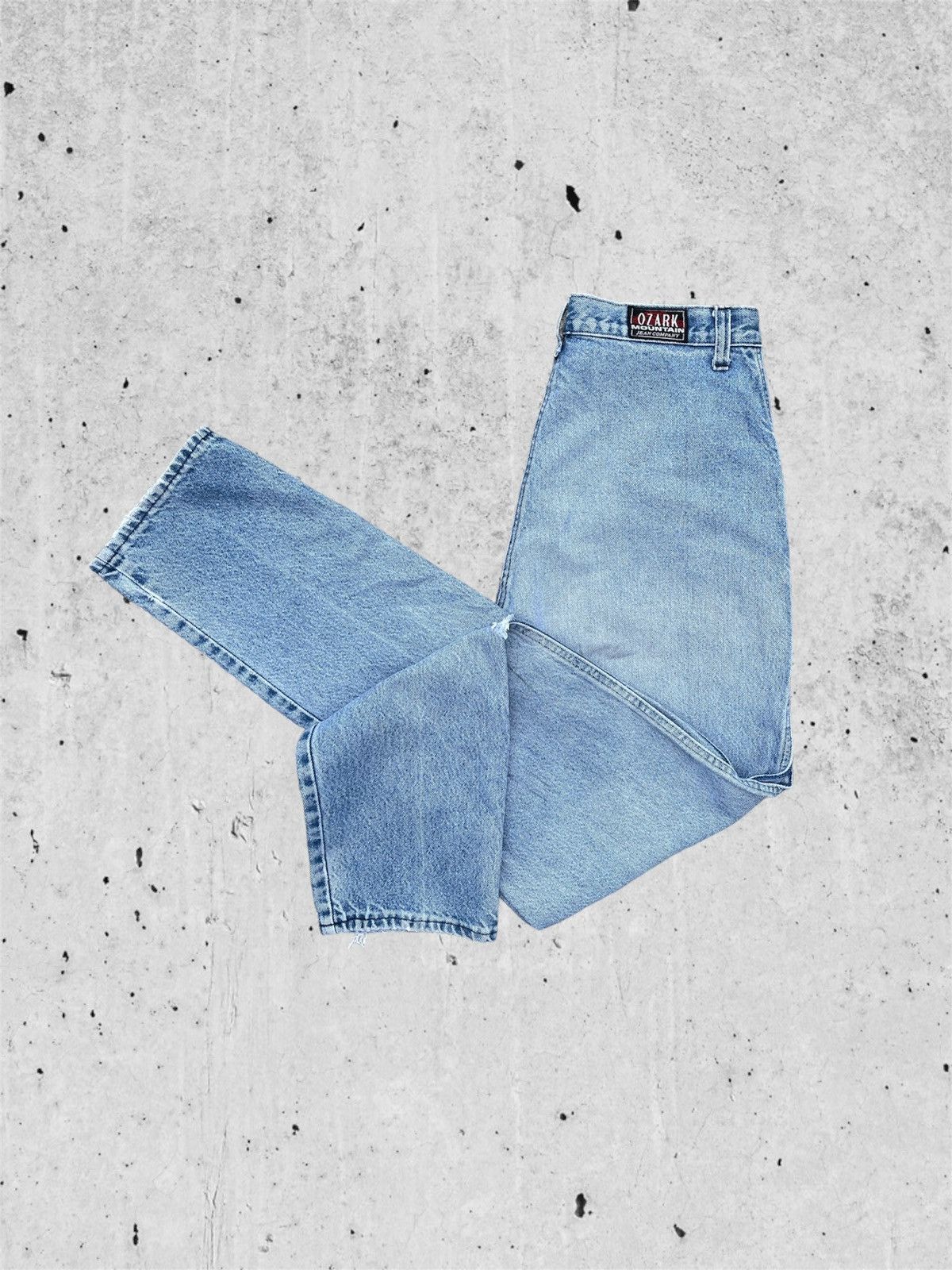 Designer × Jean 🔥 Ozark Mountain Distressed Denim Vintage W31🔥 Size US 31 - 16 Thumbnail