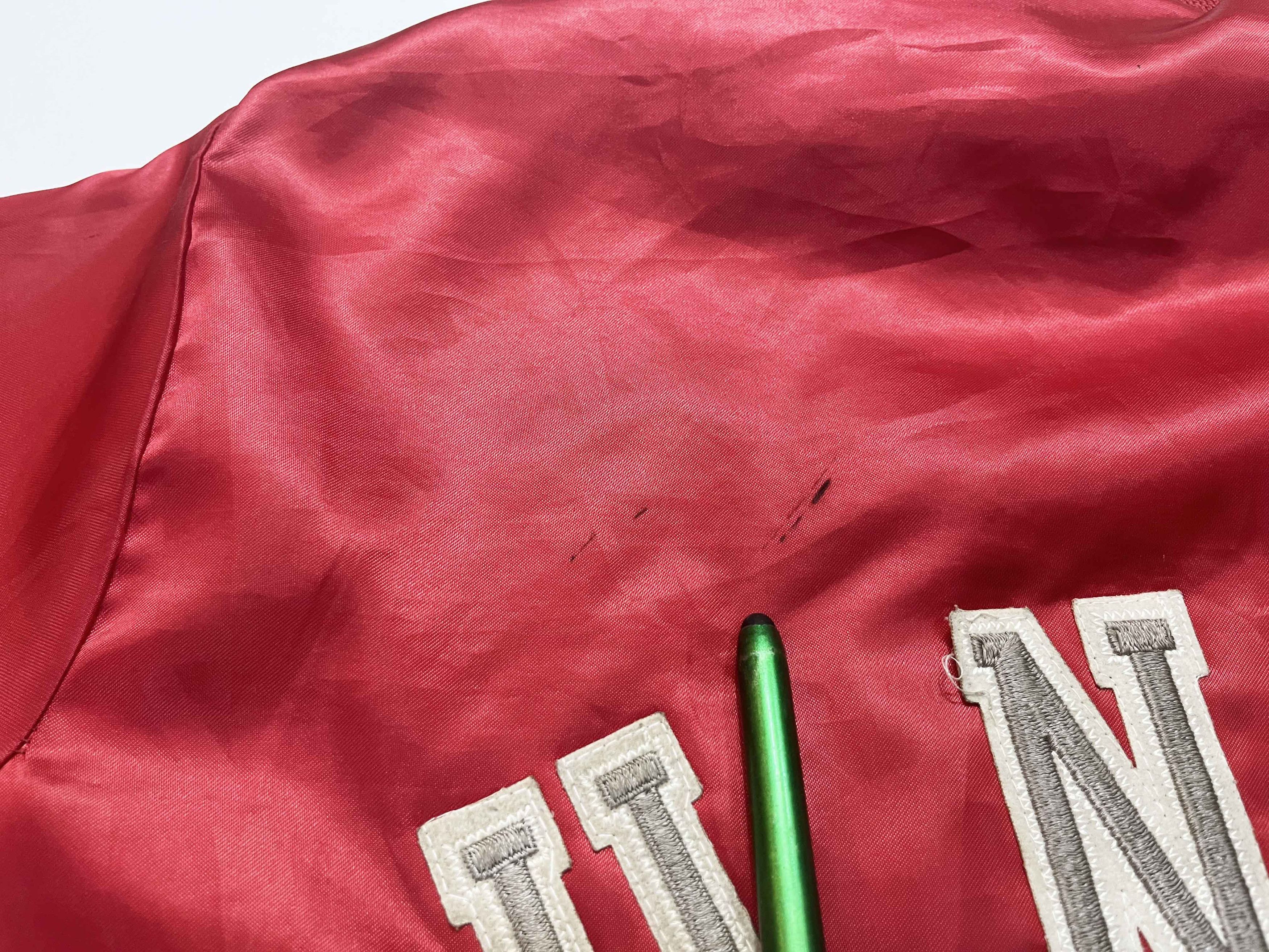 Vintage Vintage UNLV Runnin' Rebels NCAA Bomber Satin Jacket Size US L / EU 52-54 / 3 - 14 Thumbnail