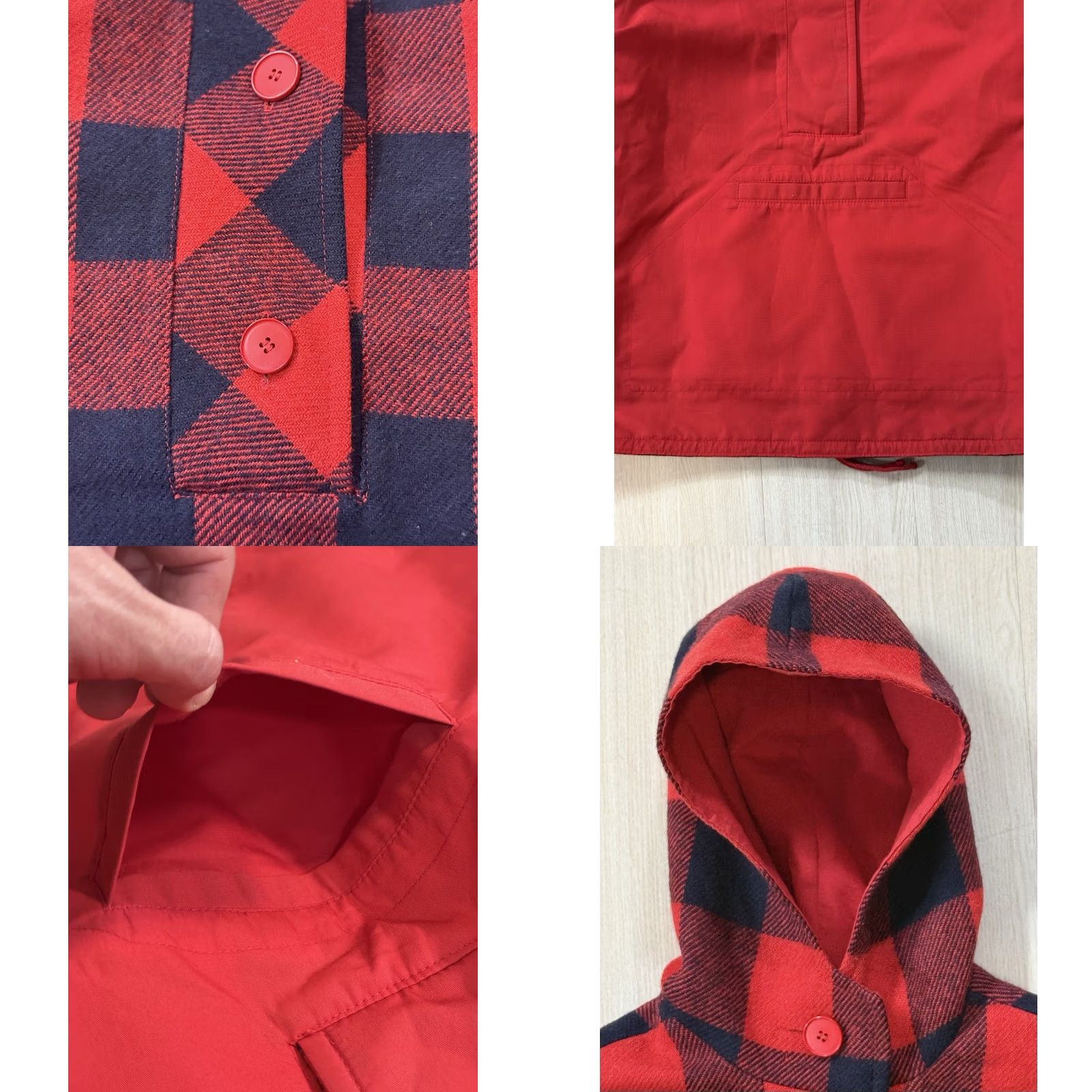 Pendleton VINTAGE Pendleton Knoc kabouts Reversible Hooded Poncho Size 12 USA Women’s Size XL / US 12-14 / IT 48-50 - 8 Thumbnail