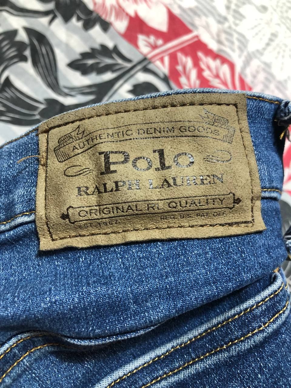 Japanese Brand × Polo Ralph Lauren Crazy Crash Dirty Baggy Faded Jean Japan Avant Garde Style Size US 28 / EU 44 - 7 Thumbnail