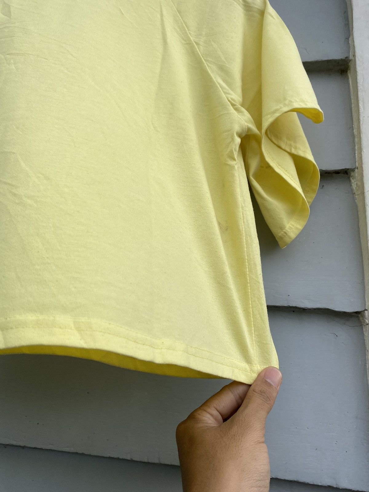 Japanese Brand Petit Berry Tees with Rope Details Word LUCK on The Center Size ONE SIZE - 14 Thumbnail