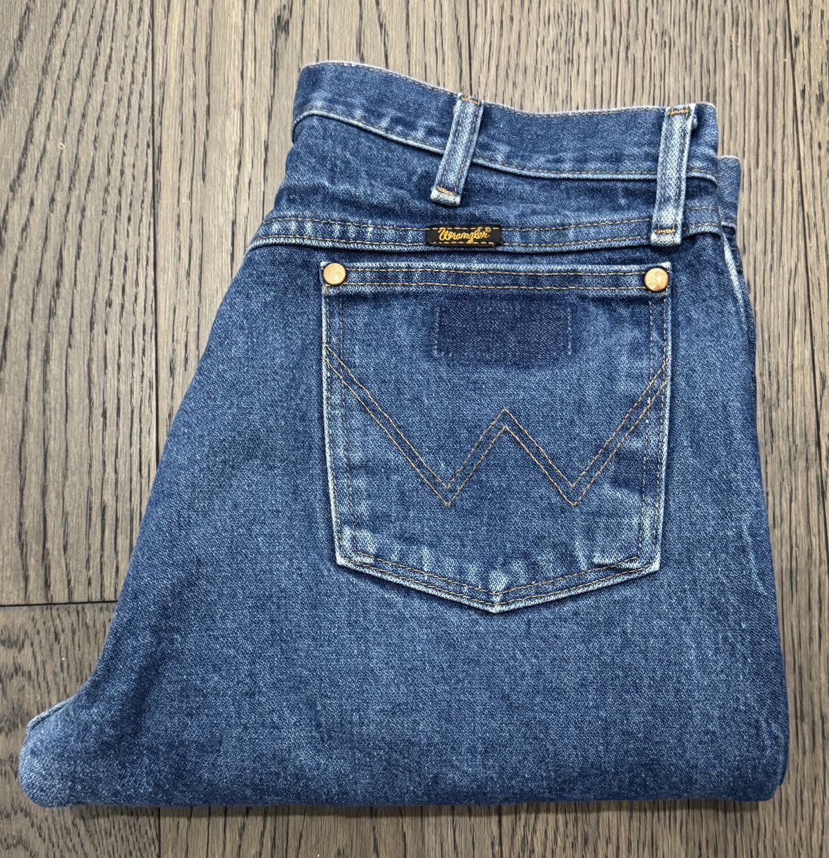 Wrangler Wrangler Vintage 90s 13MWZ Cowboy Cut Jeans 32 x 28 Size US 32 / EU 48 - 1 Thumbnail