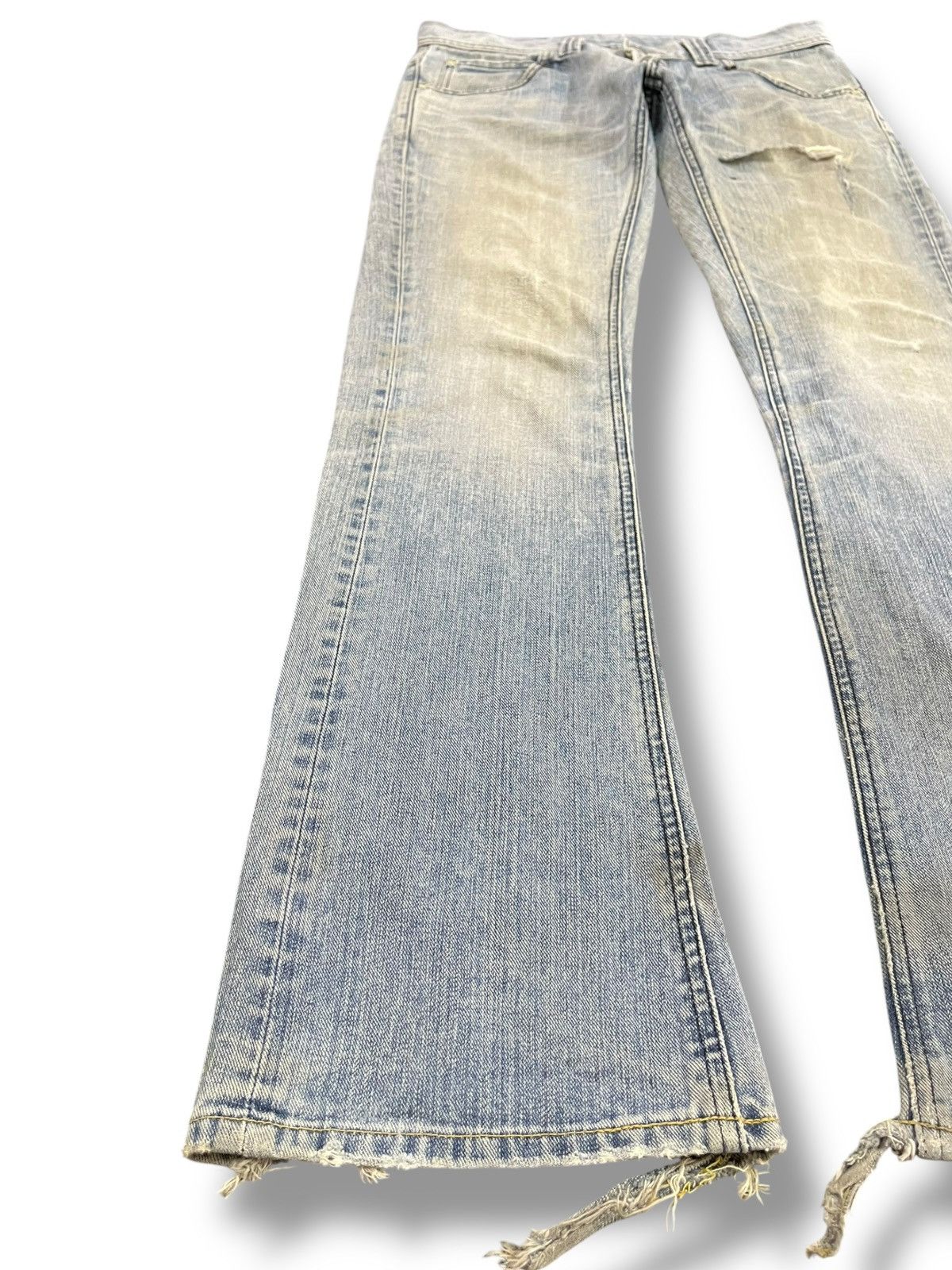 Lee Vintage Lee Riders Flare Bell Bottom Mudwash Denim Size US 32 / EU 48 - 3 Thumbnail