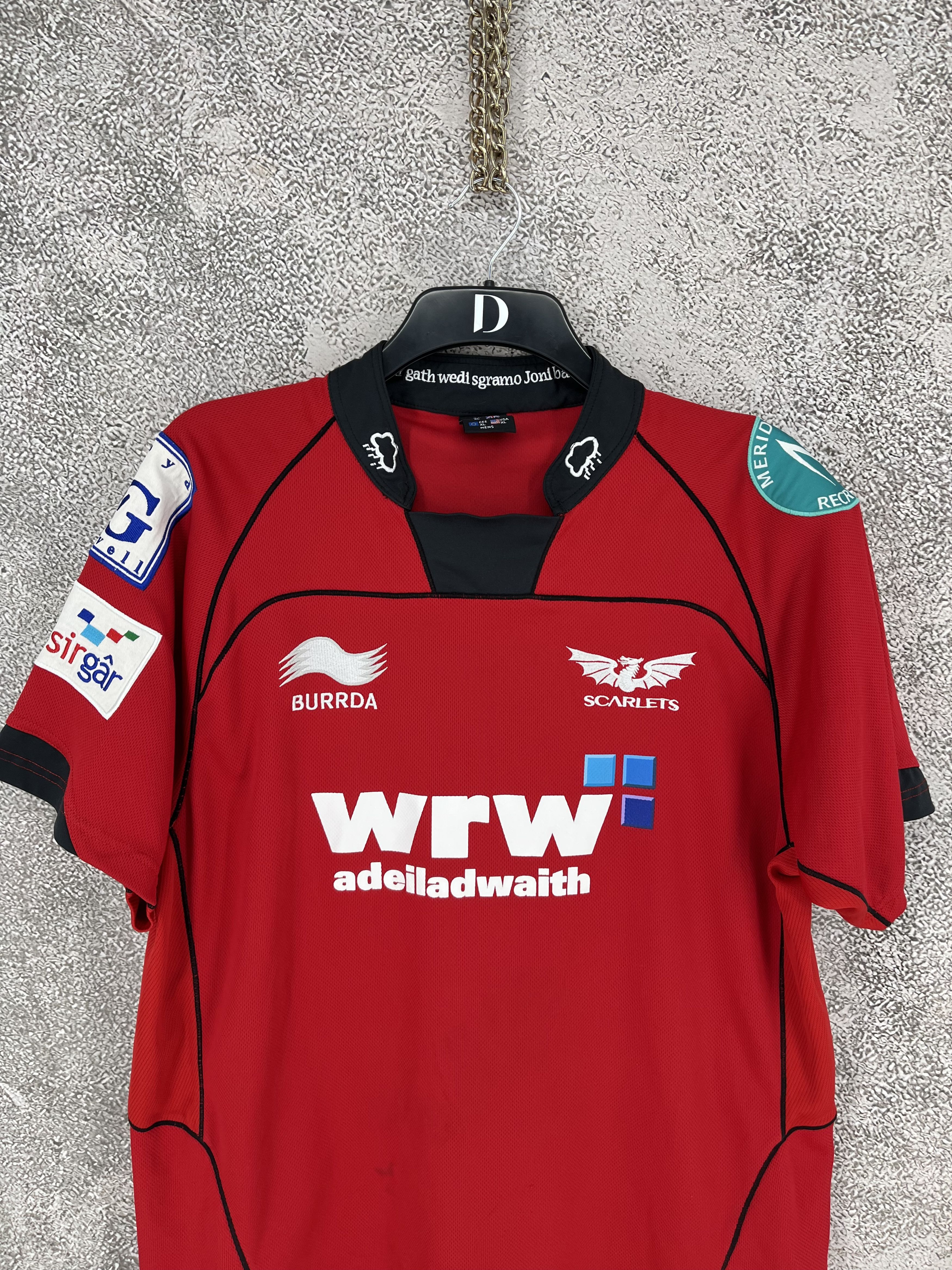 Vintage Llanelli Scarlets Rugby Home Shirt 2007/2008 - Kooga Size XL Size US XL / EU 56 / 4 - 6 Thumbnail