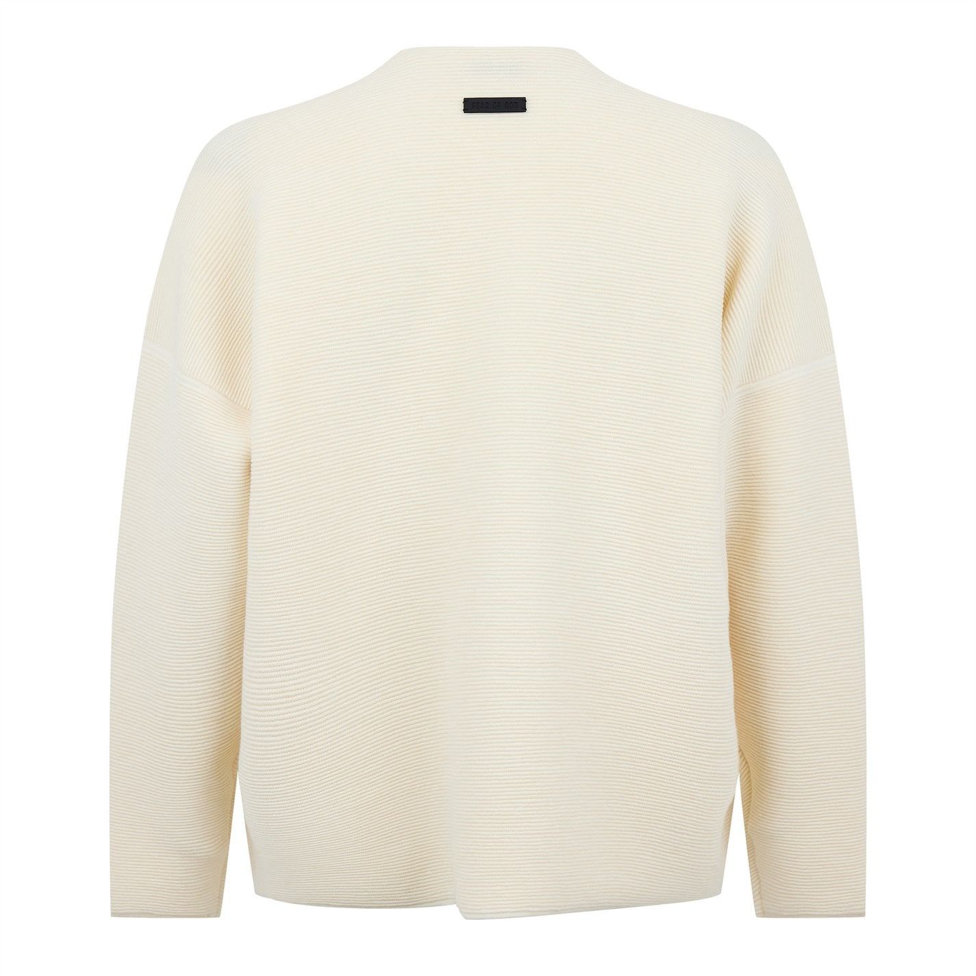 Ottoman Wool Straight Neck Sweater