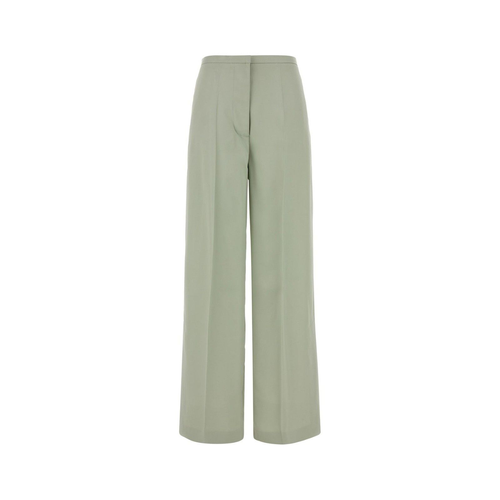 Alberta Ferretti ALBERTA FERRETTI Mint Green Satin Pant New & Authentic (Wome Size 26" / US 2 / IT 38 - 1 Thumbnail