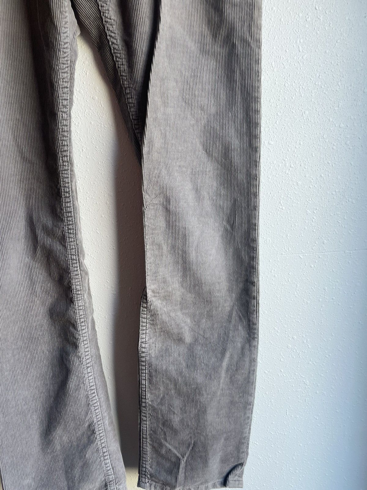 Helmut Lang Helmut Lang S/S 2004 Low Rise Corduroy Pants 30x30 Size US 30 / EU 46 - 6 Thumbnail