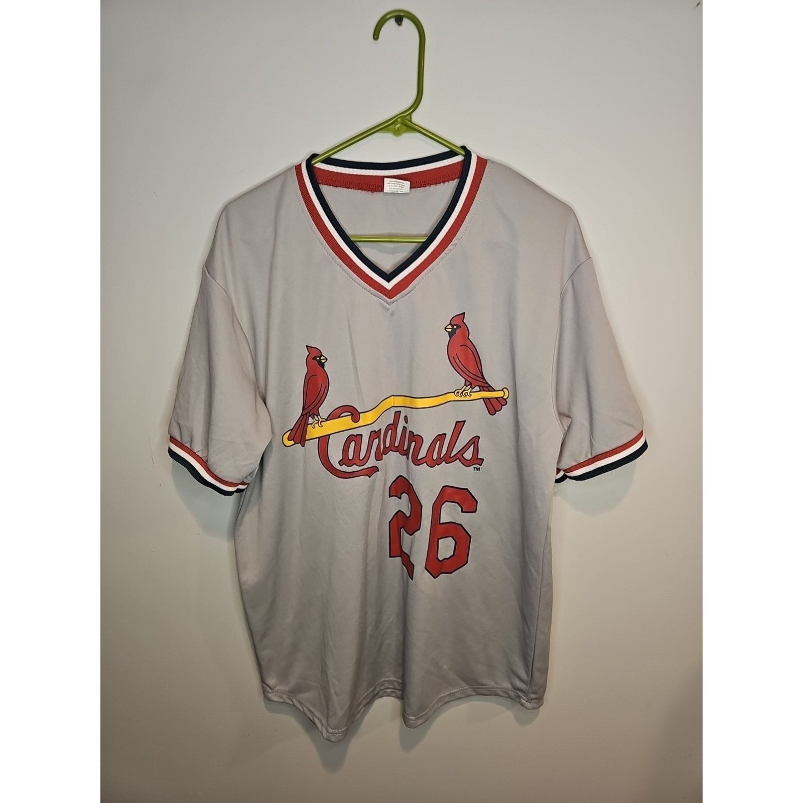MLB St Louis Cardinals Tony Pena #26 MLB SGA Jersey Men’s Sz XL Size US XL / EU 56 / 4 - 1 Thumbnail