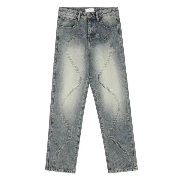 VIBE Street 90’s hiphop washed skateboard hip-hop jeans Size US 34 / EU 50 - 6 Thumbnail