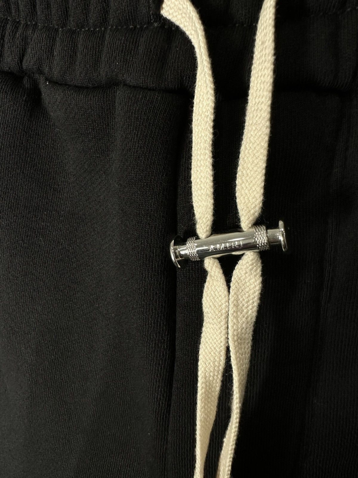 Amiri Amiri Script Logo Shorts Black XL Size US 36 / EU 52 - 6 Thumbnail