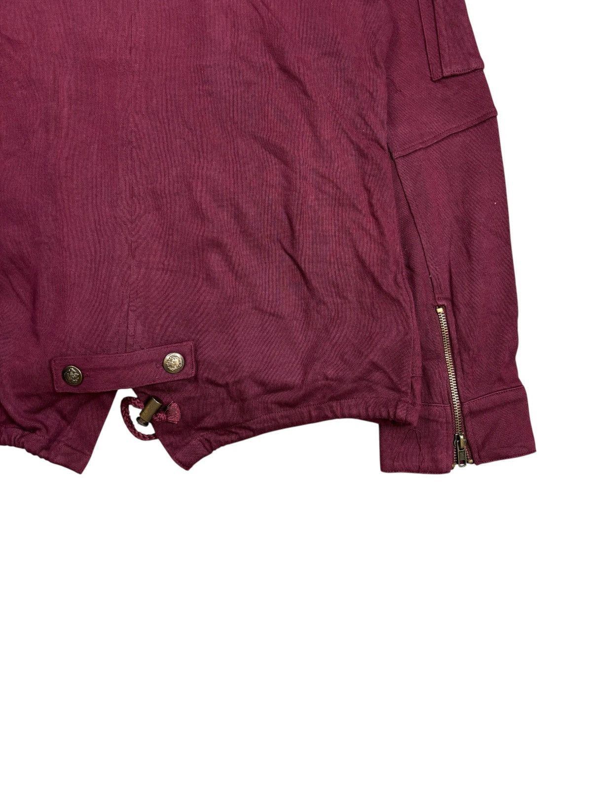 Tornado Mart 2000s Normanbros - Red Wine Apocalypse Army Jacket Size US M / EU 48-50 / 2 - 5 Thumbnail