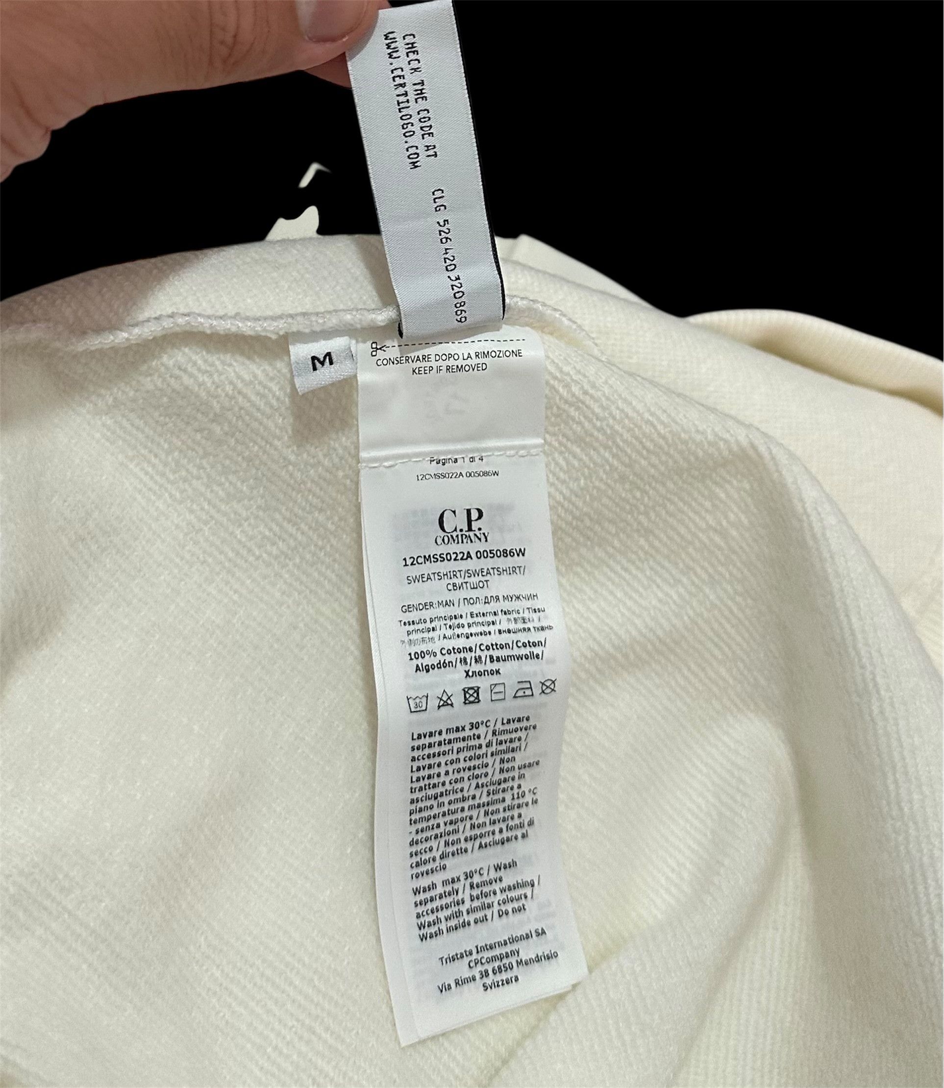 C.P. Company Diagonal Raised Fleece Sweatshirt Size US M / EU 48-50 / 2 - 7 Thumbnail