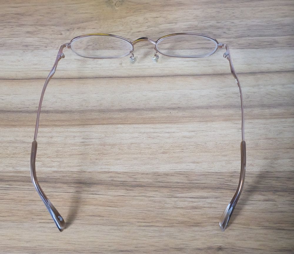 Japanese Brand Zoff Glasses Bronze Copper Slim Frame Size ONE SIZE - 6 Thumbnail