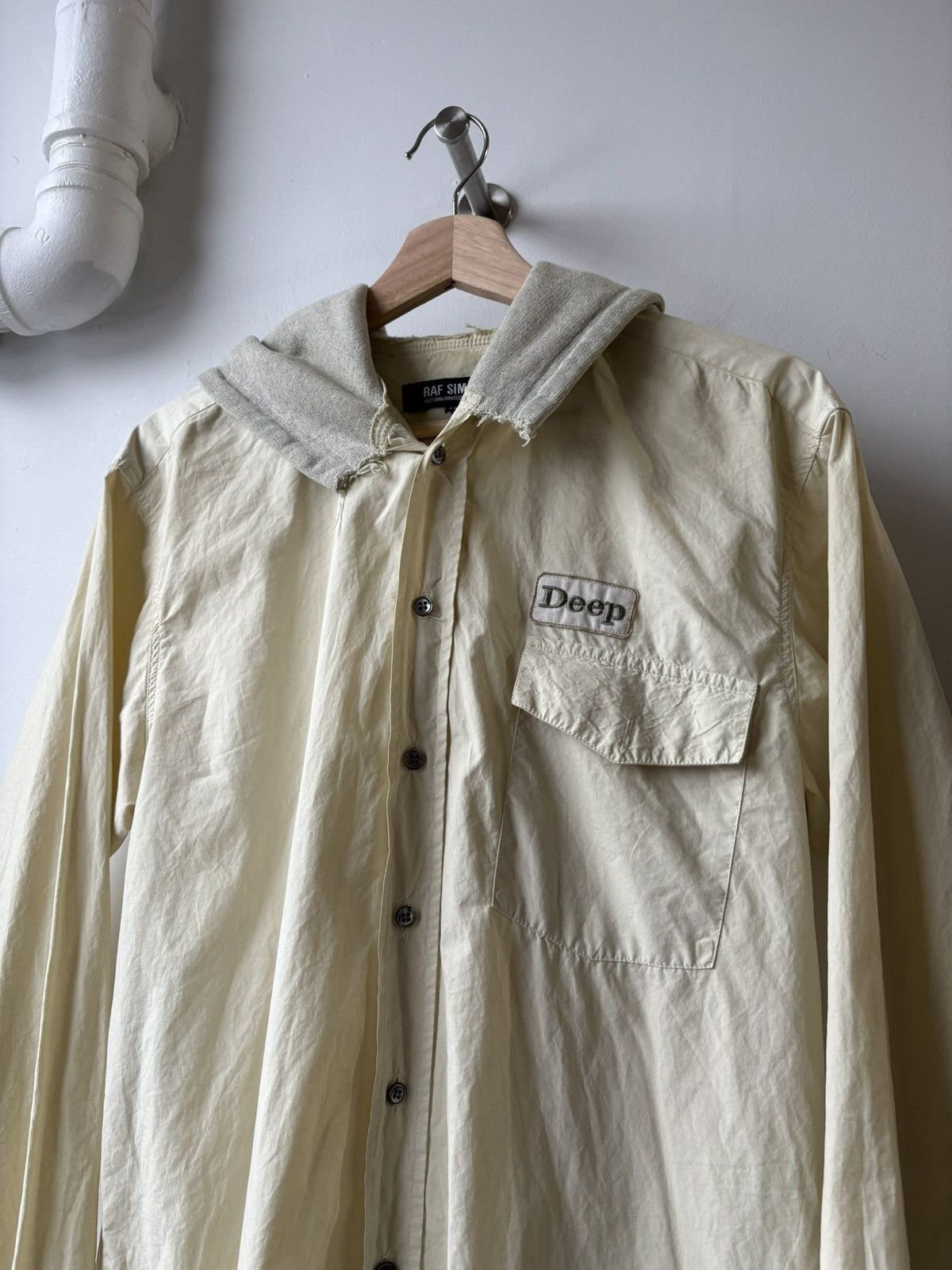 Raf Simons Raf Simons AW02-03 "Virginia Creeper" Deep Hooded Shirt Size US S / EU 44-46 / 1 - 3 Thumbnail