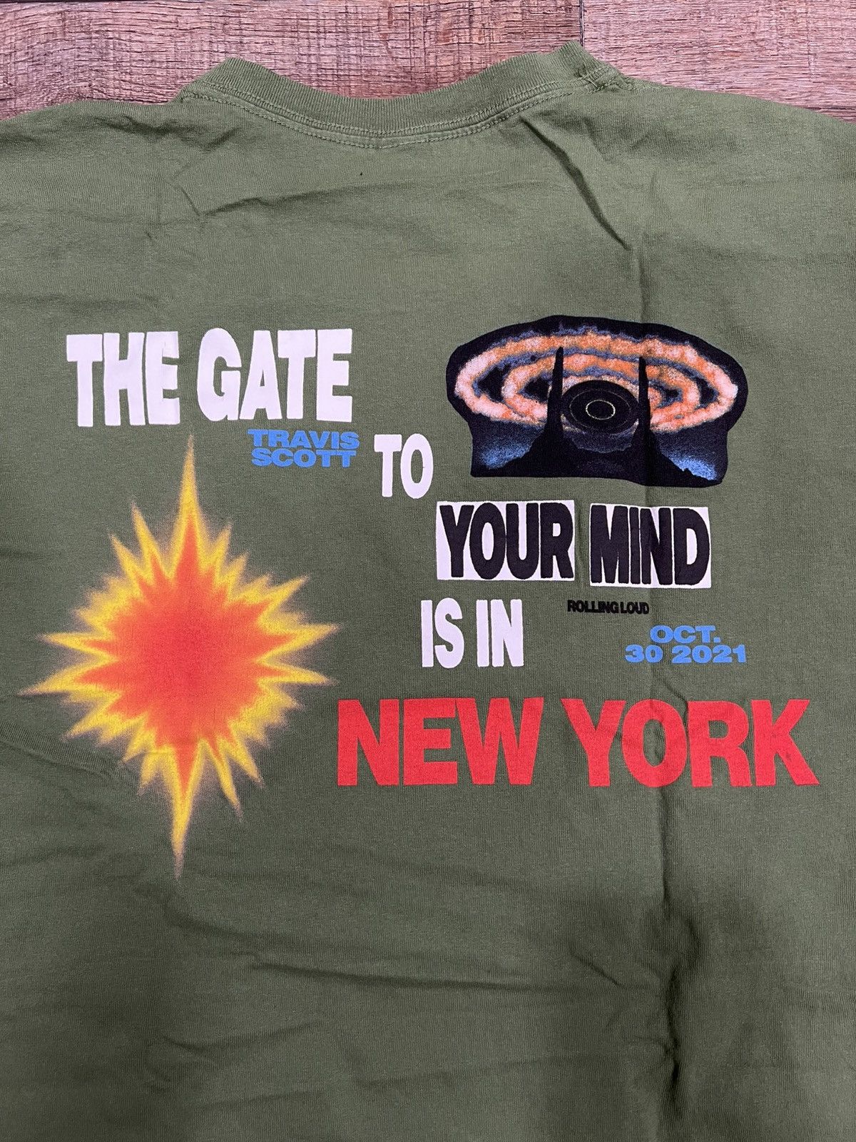 Travis Scott Travis Scott Rolling Loud NYC 2021 Utopia Portal Tee Size XL Size US XL / EU 56 / 4 - 4 Thumbnail