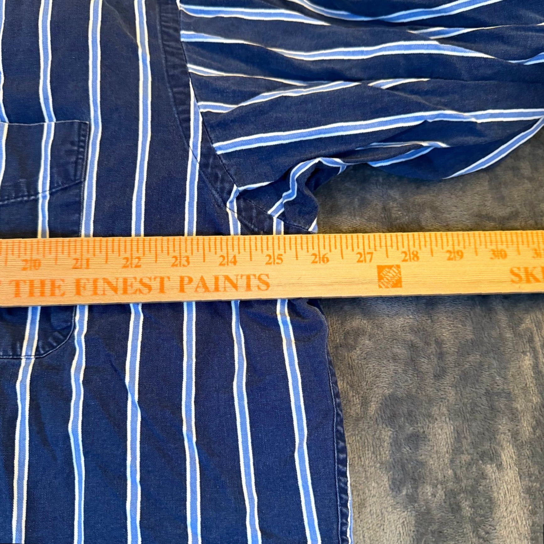 Ralph Lauren VINTAGE? No. Ralph Lauren Striped Button Down Shirt Blue White Long Sleeve Mens XL Regular Size US XL / EU 56 / 4 - 6 Thumbnail