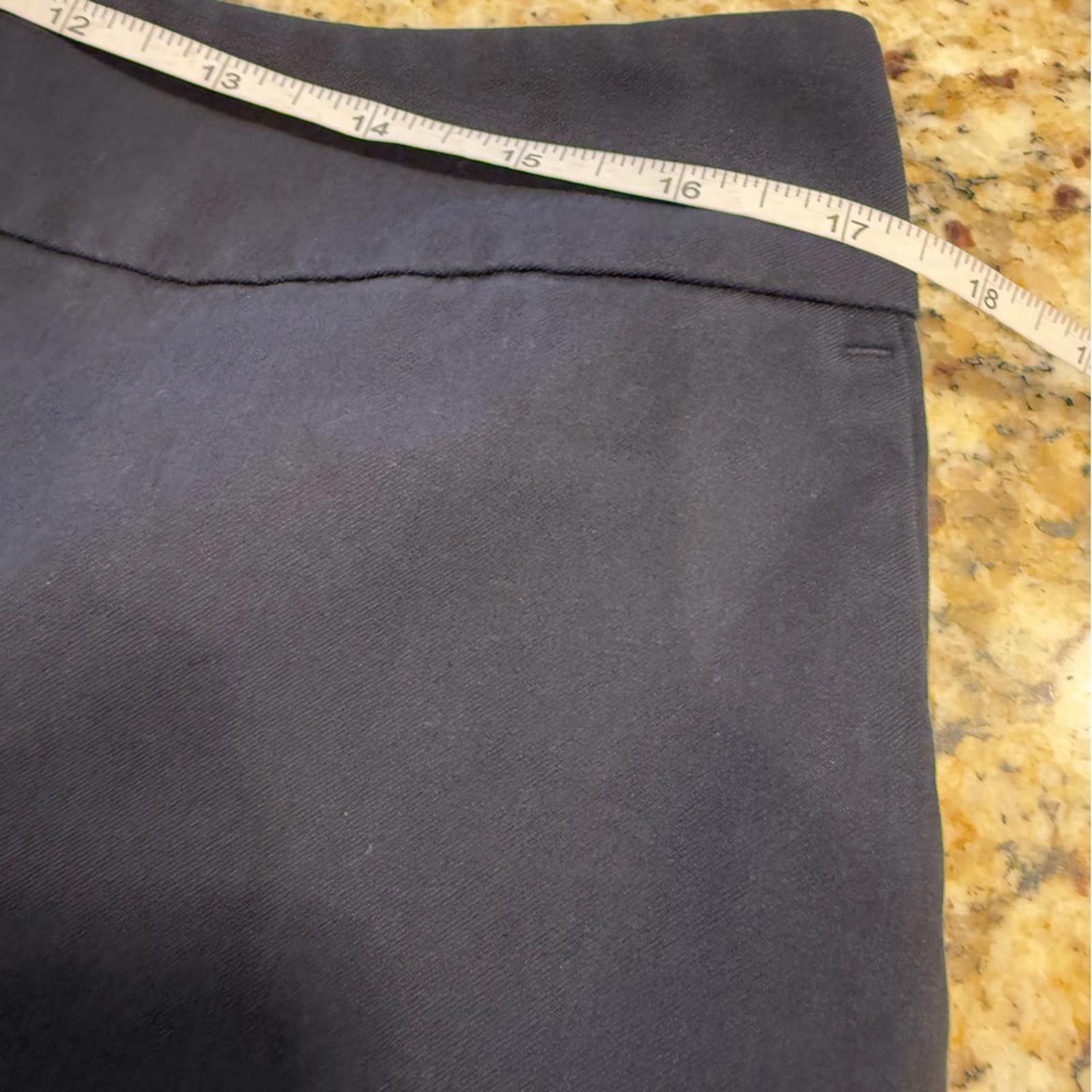 Ann Taylor Ann Taylor dark navy blue ankle trousers SZ 10 Size 32" / US 10 / IT 46 - 6 Thumbnail