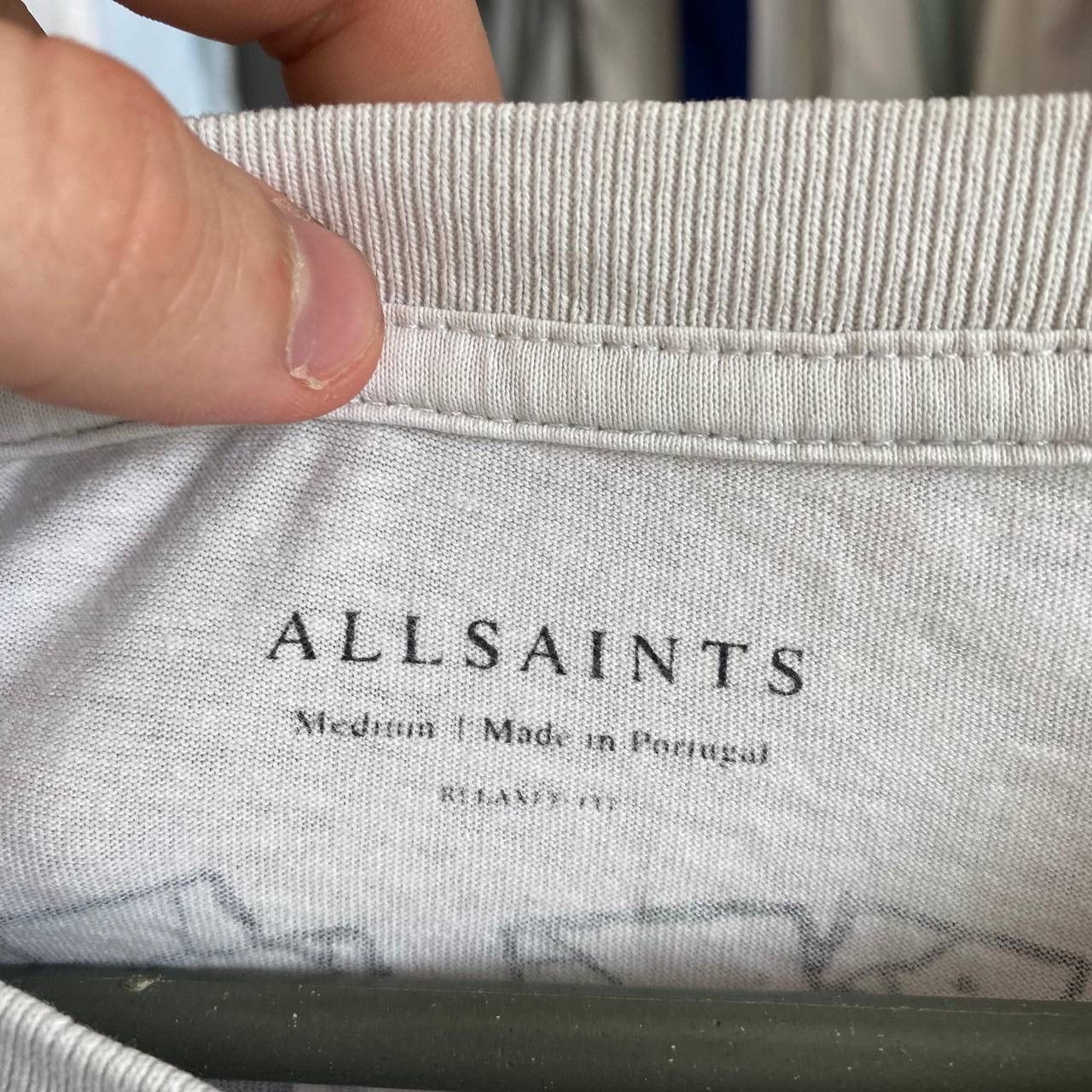 Allsaints × Japanese Brand Designer Allsaints Big Logo Graphic y2k streetwear tee Size US M / EU 48-50 / 2 - 6 Thumbnail